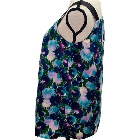 ANN Taylor LOFT Casual Floral Wide Strap Tank S - Picture 6 of 11